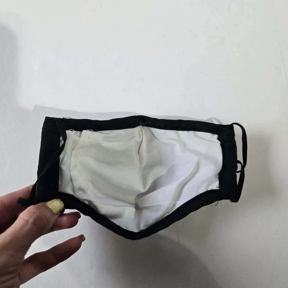 Black Face Mask with Vent